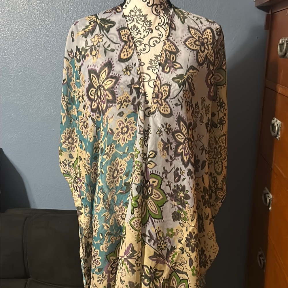 Floral Kimono coverup
